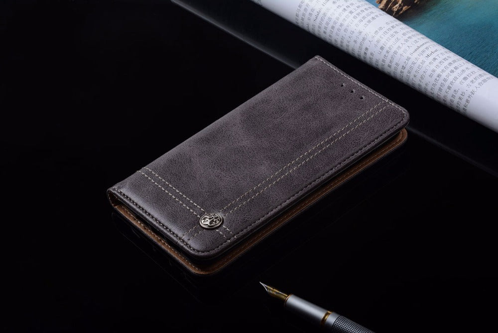 Leather Flip cover - i-phone-x-cases