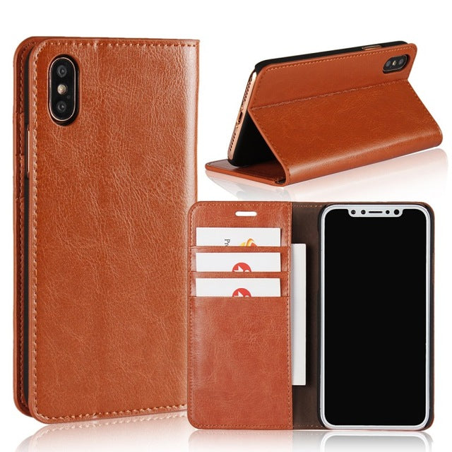 iPhoneX Leather Wallet - i-phone-x-cases