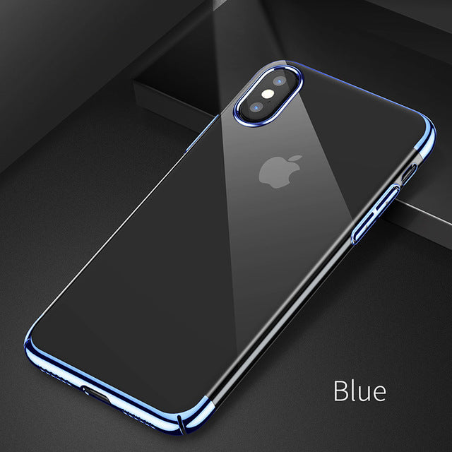Luxury Plating Thin Cover - i-phone-x-cases