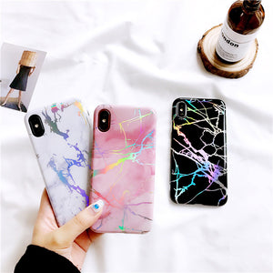 Colorful Marble Case - i-phone-x-cases