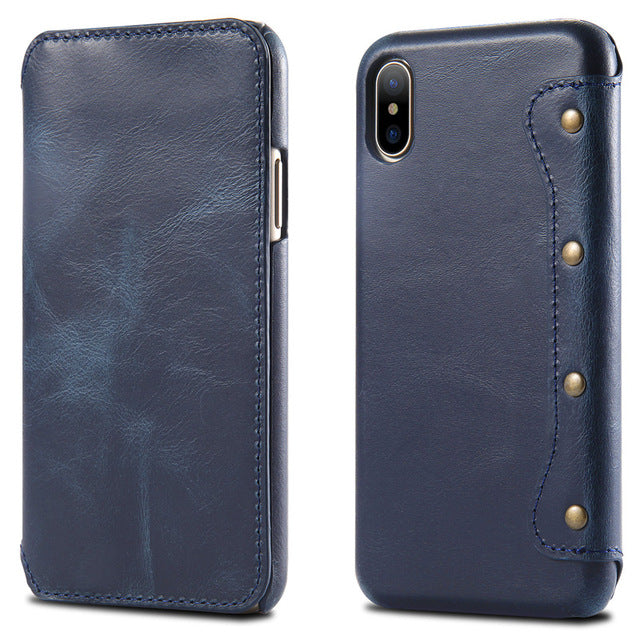 Luxury Cowhide Leather - i-phone-x-cases
