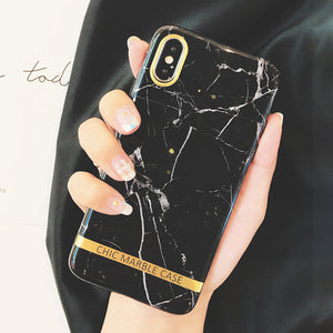 Granite Marble Back Cover - i-phone-x-cases