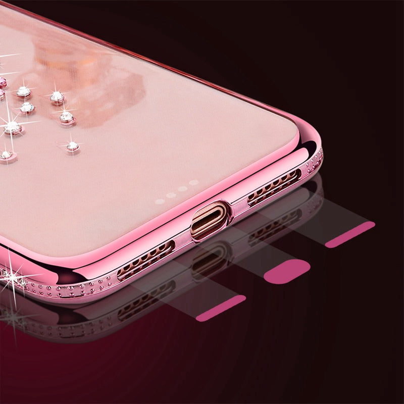 Rhinestone Soft Glitter - i-phone-x-cases