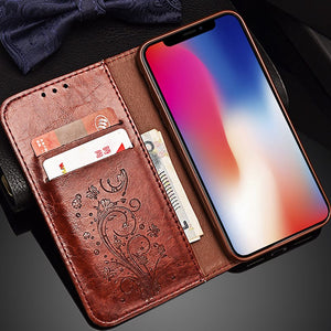 Leather Flip Cover - i-phone-x-cases