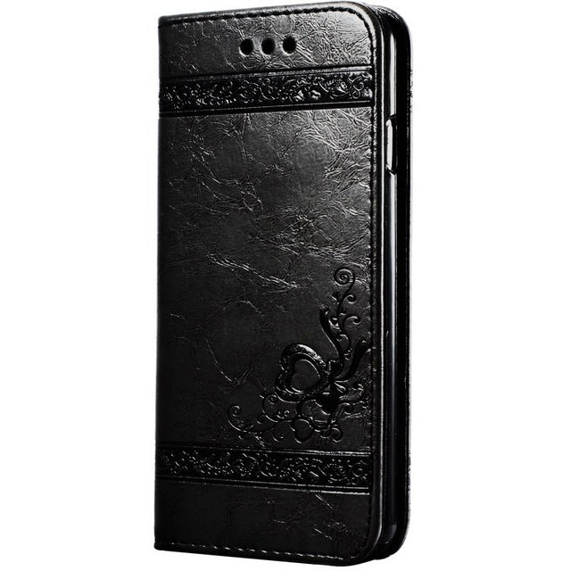 Leather Flip Cover - i-phone-x-cases