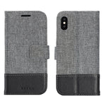Canvas Leather Case - i-phone-x-cases